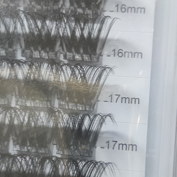 New Fadlash Individual Lashes  Curl DIY Extenstions Clusters 15-20mm - Picture 6 of 11